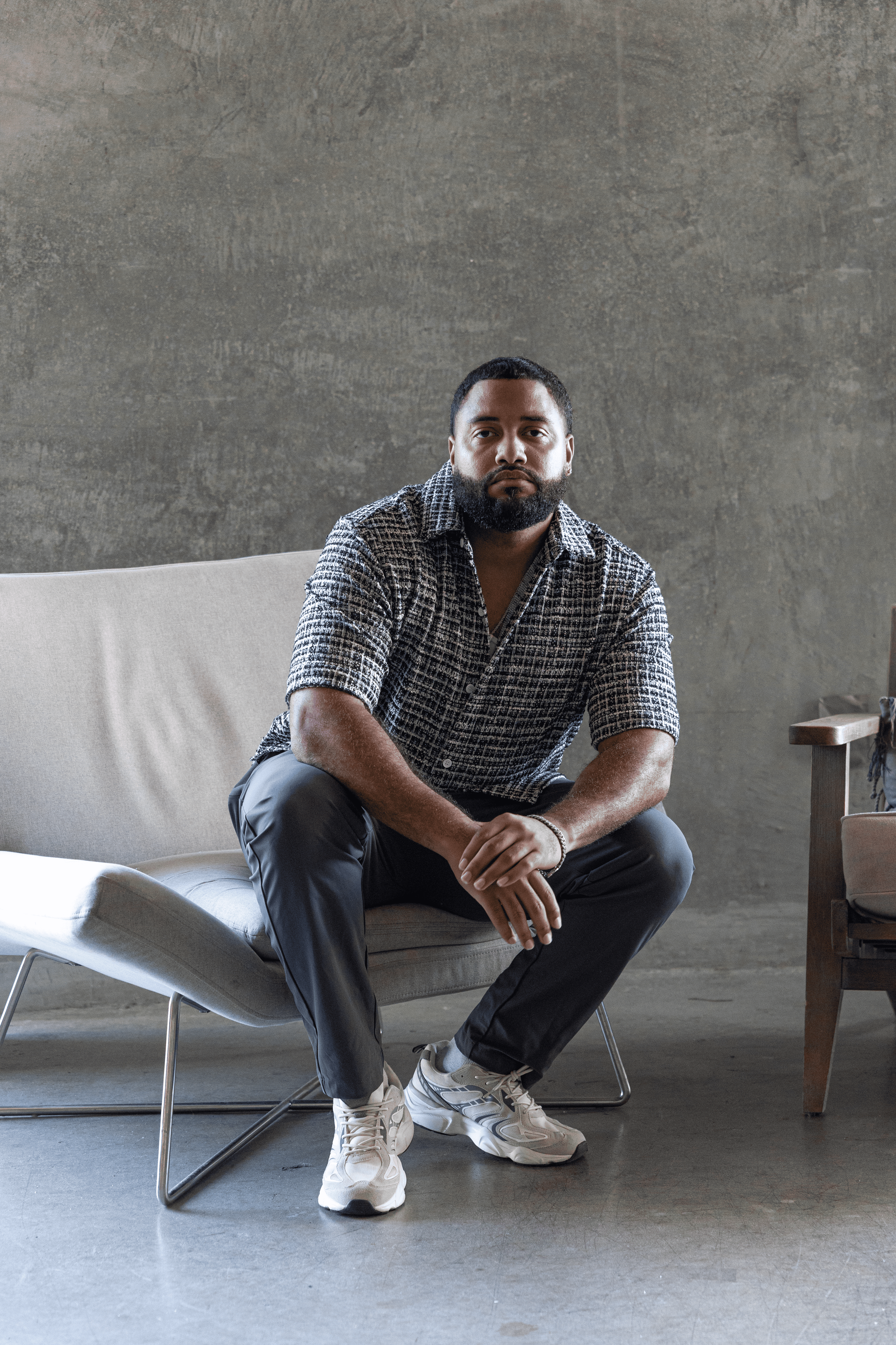 Boucle Nightfall Button Up Shirt