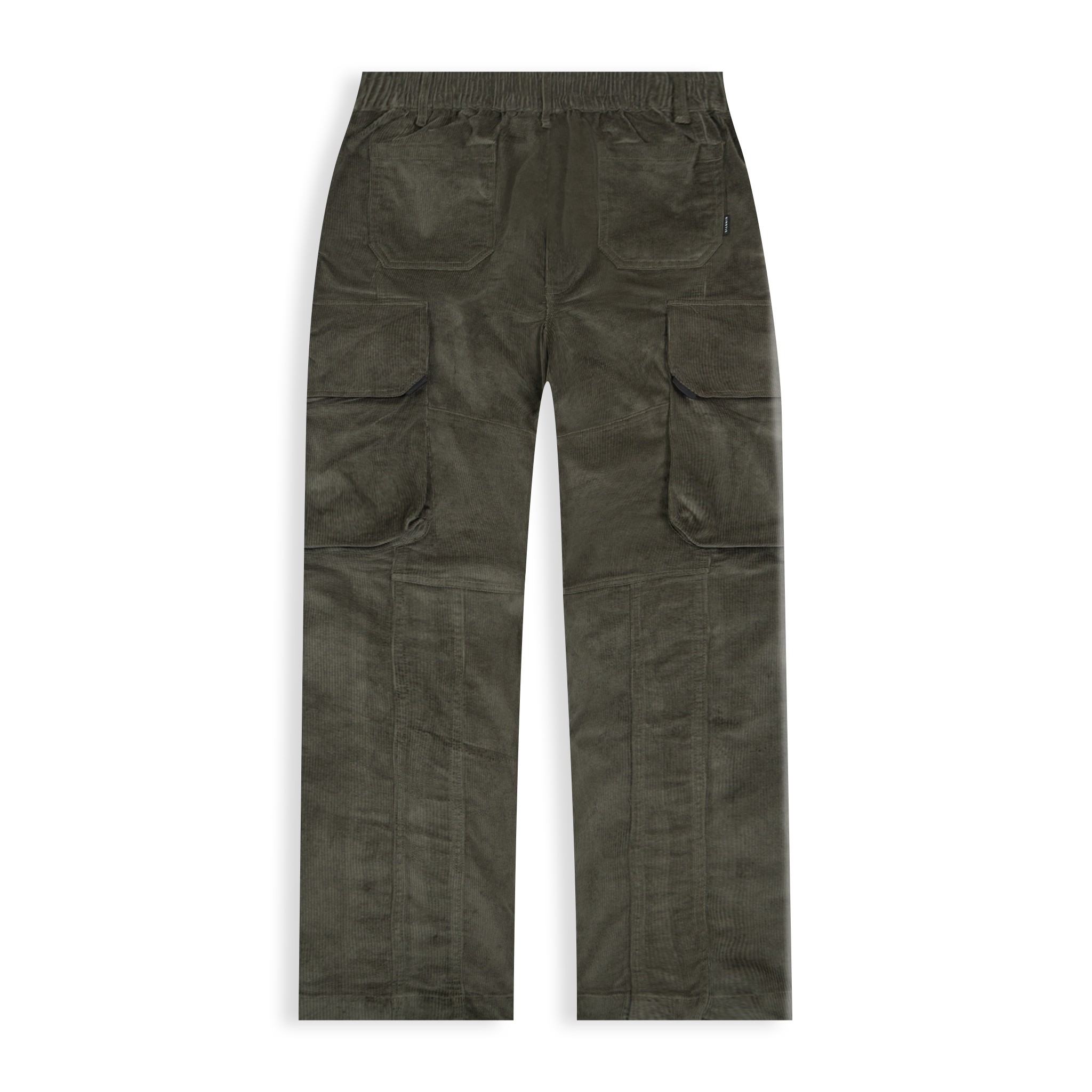 Olive Corduroy Cargo Pants