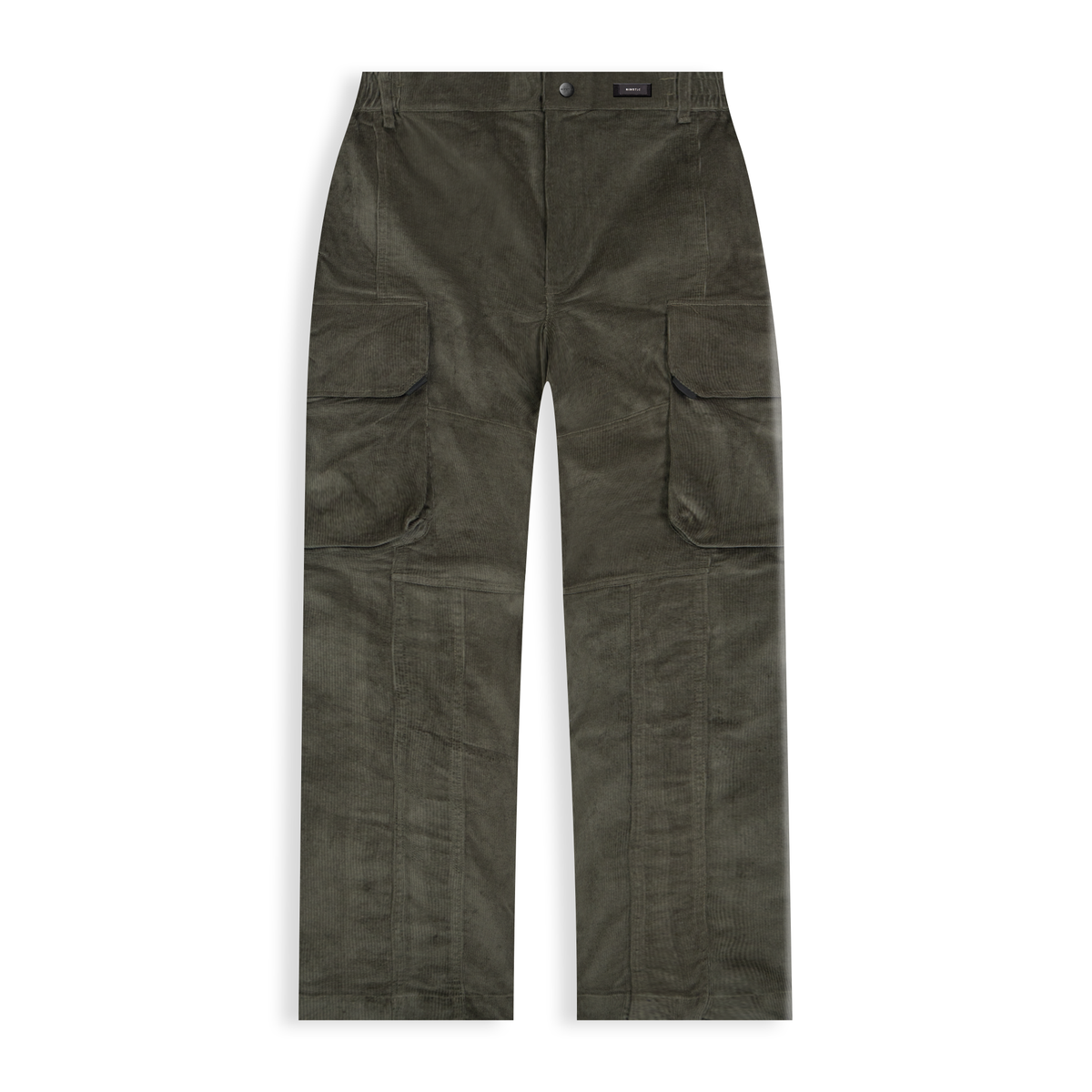 Olive Corduroy Cargo Pants
