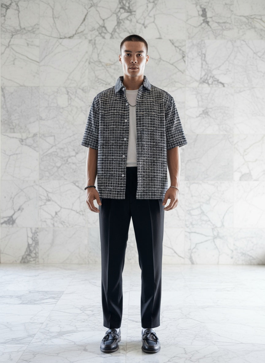 Boucle Nightfall Button Up Shirt