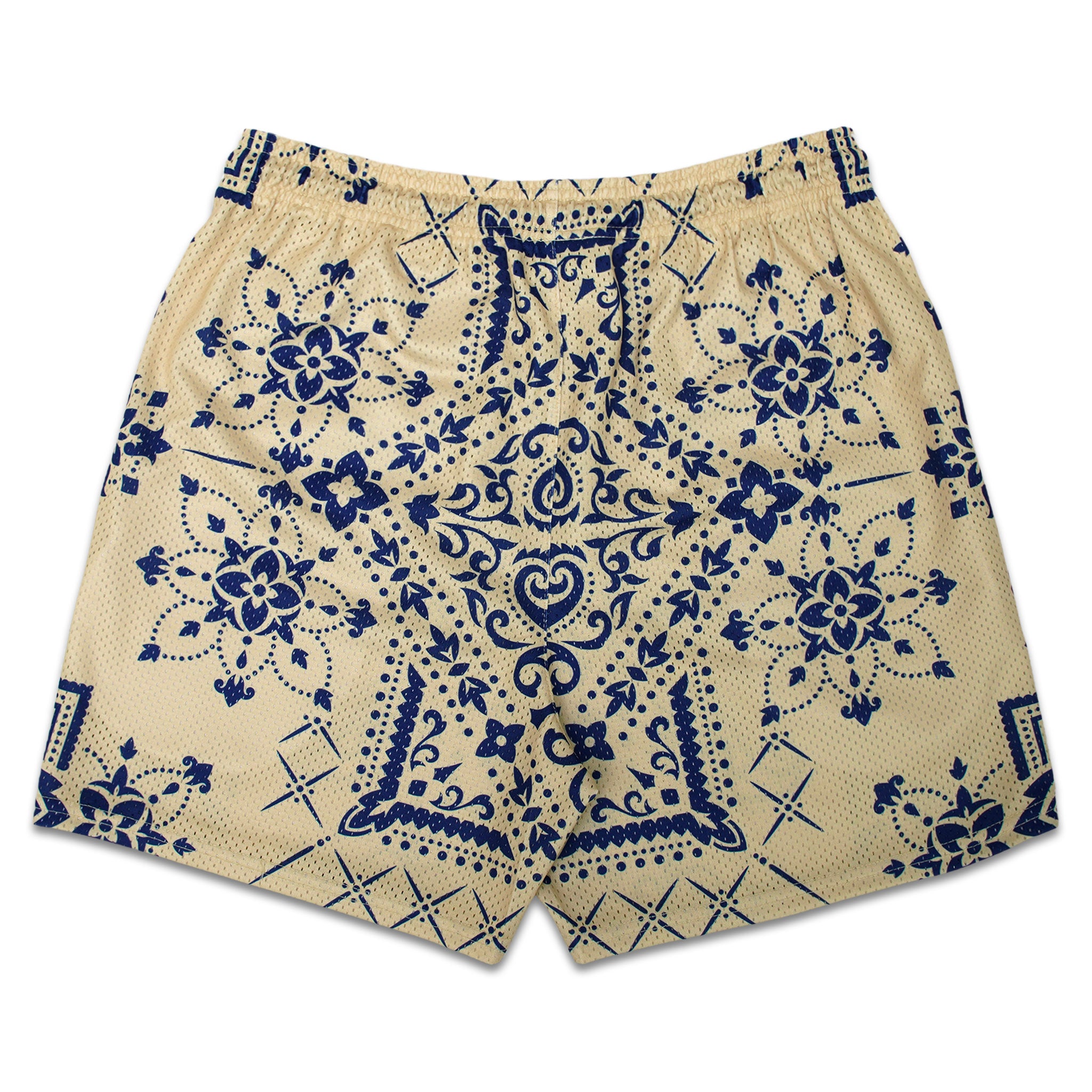 Blue Tan Paisley Fundamental Short