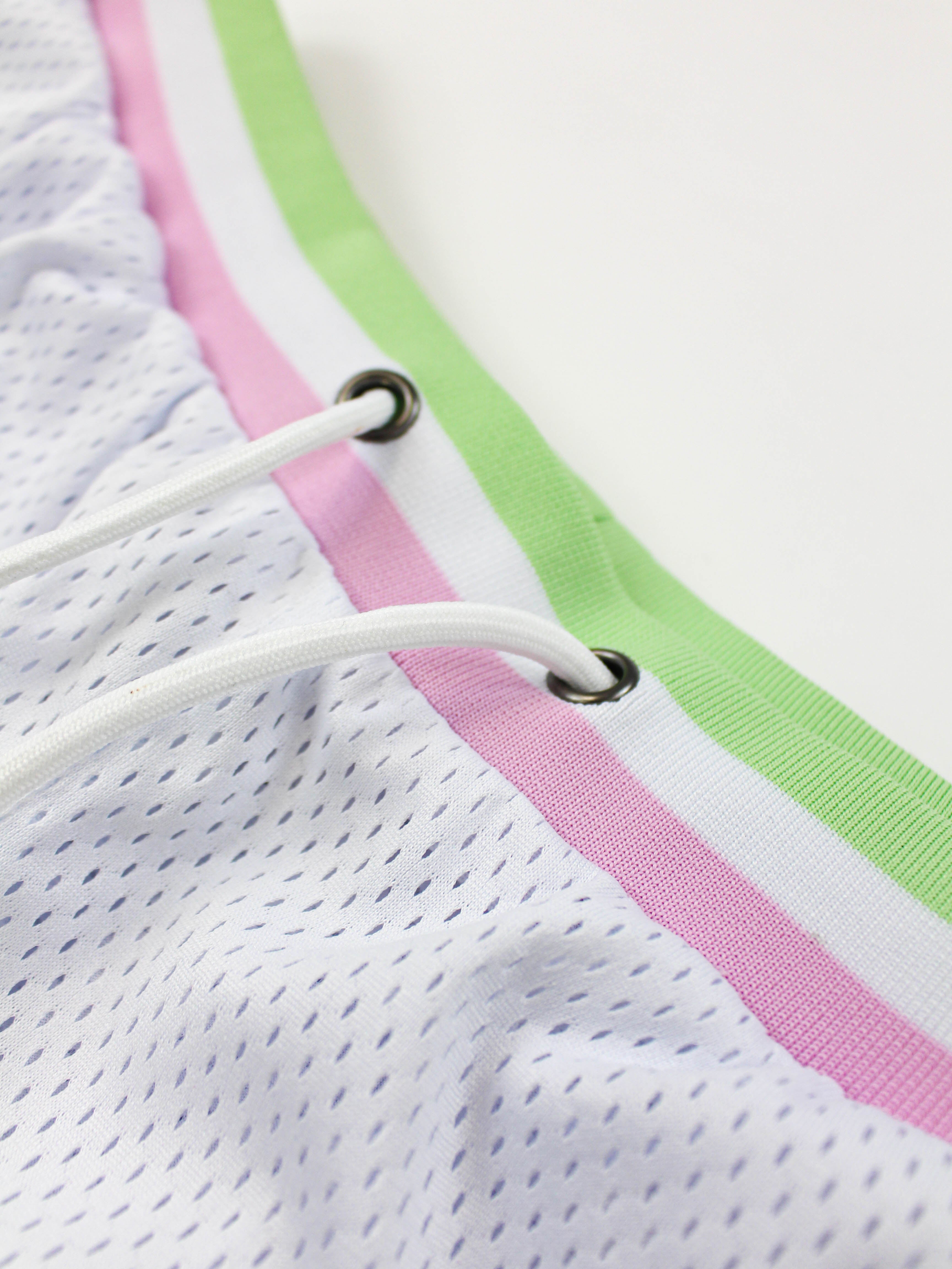 Pastel White Active Short