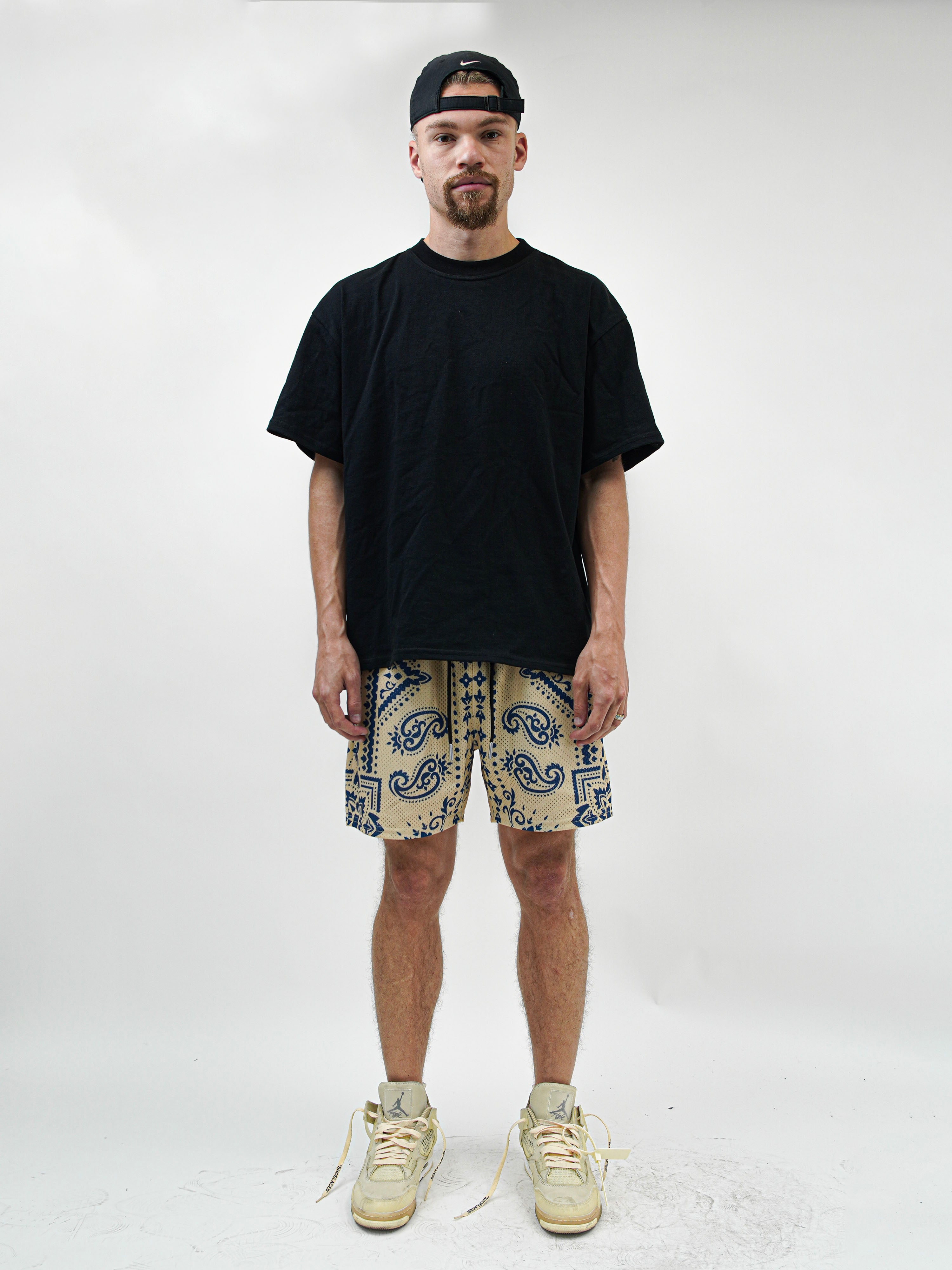Blue Tan Paisley Fundamental Short