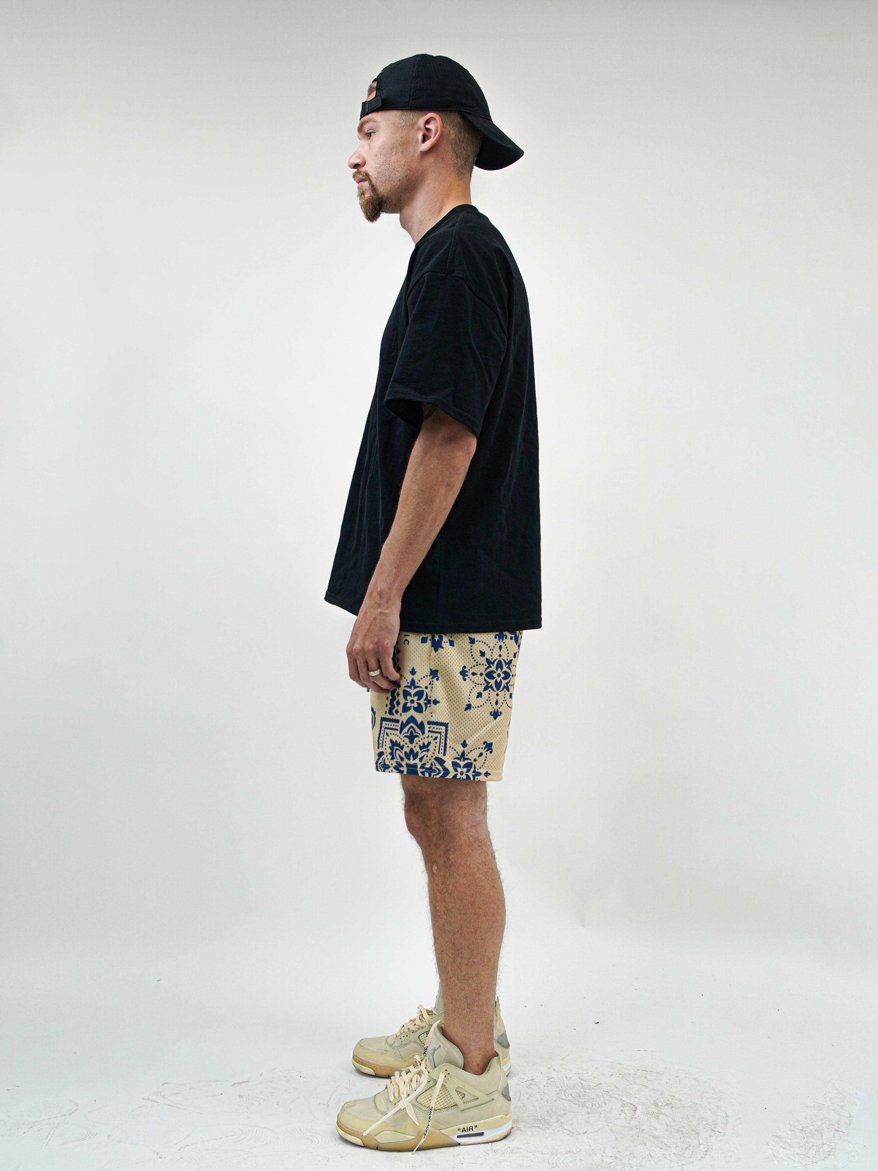Blue Tan Paisley Fundamental Short