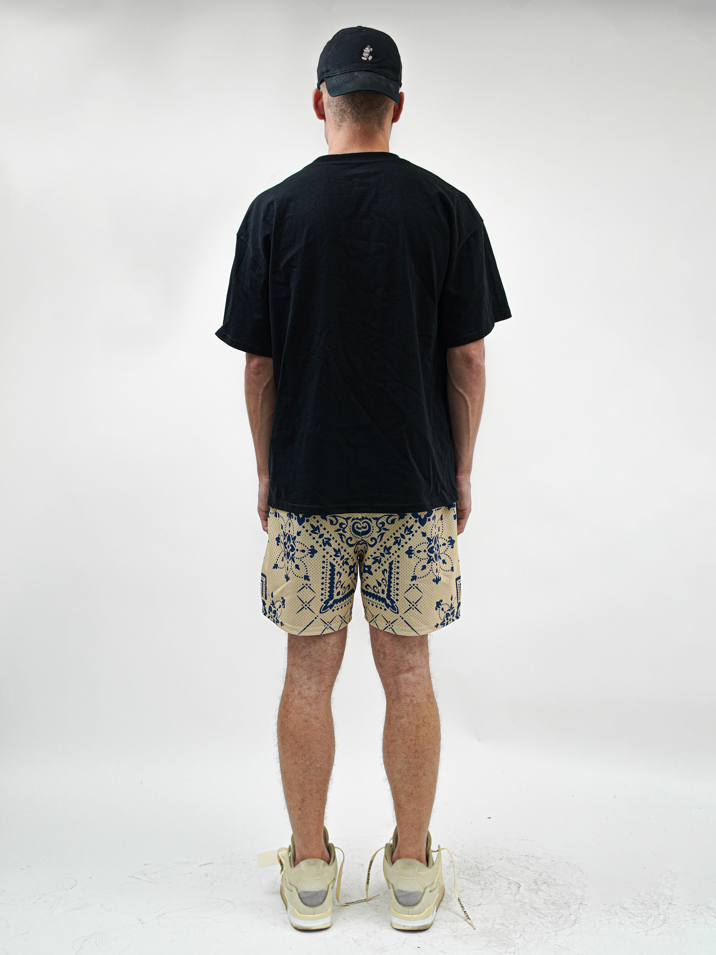 Blue Tan Paisley Fundamental Short
