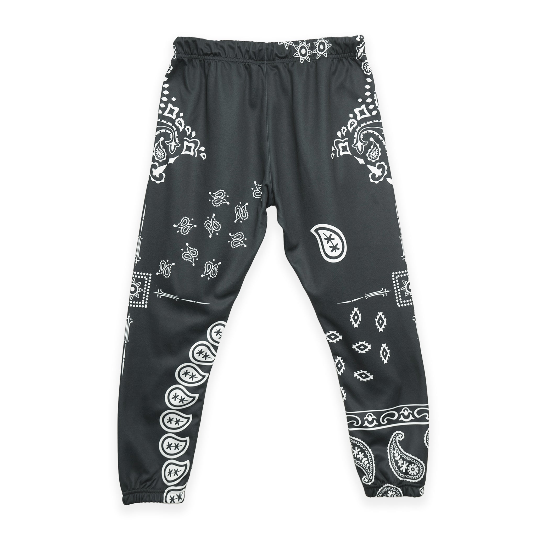 Charcoal Paisley Sweatpant