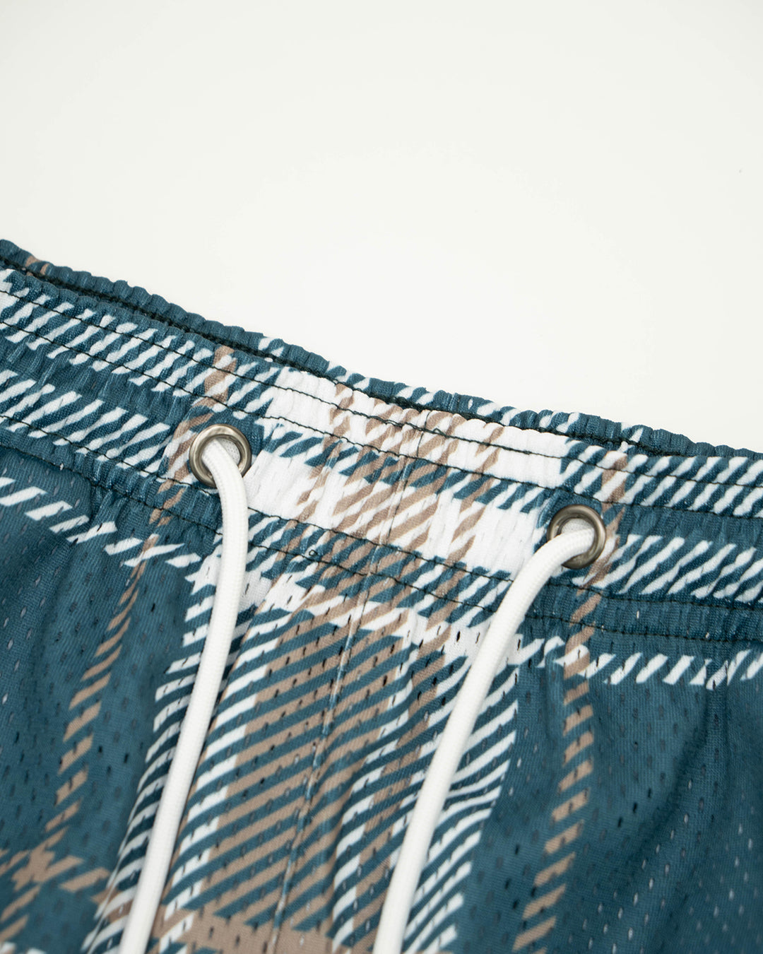 Teal Plaid Fundamental Short