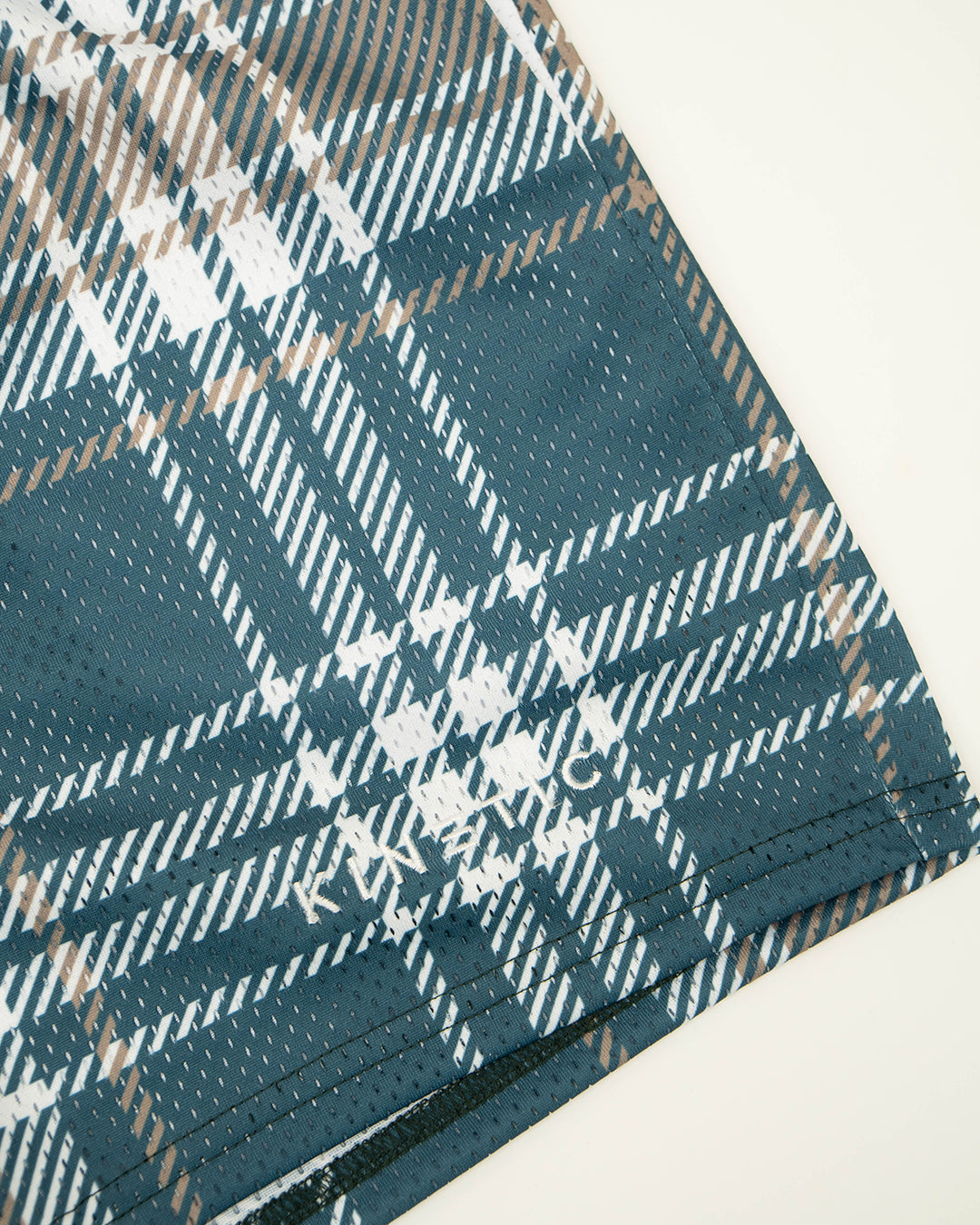 Teal Plaid Fundamental Short