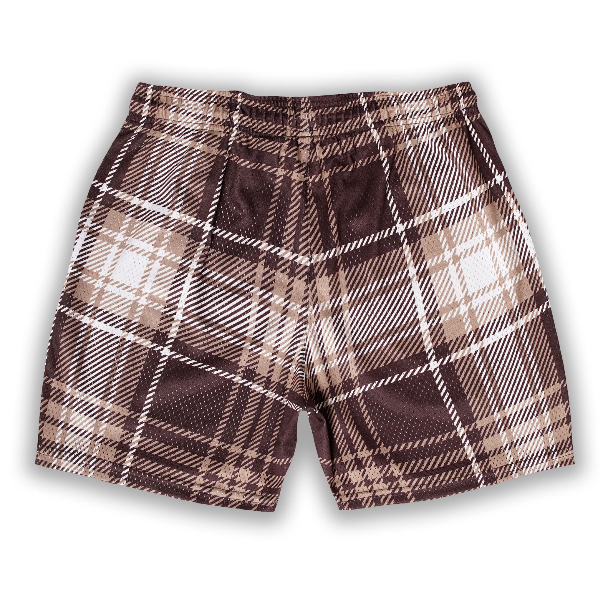 Burgundy Plaid Fundamental Short